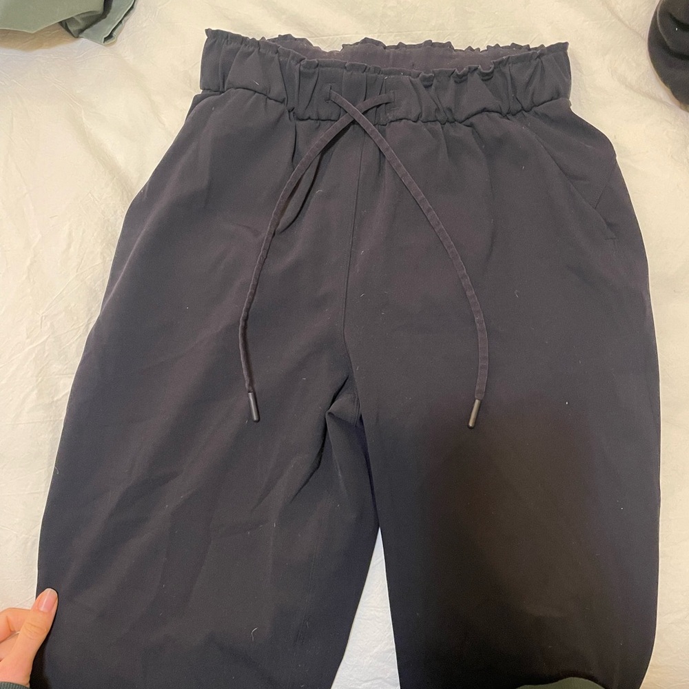 Black Drawstring Lululemon Pants - image 1